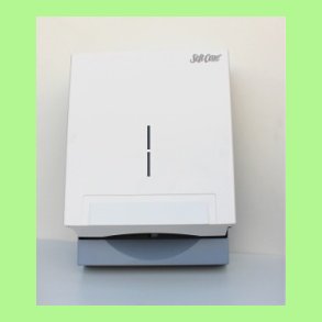 Dispenser til h�ndkl�deark