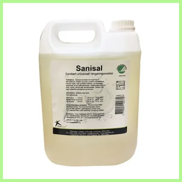 Sanitet uden parfume. 5 L Svanem�rket