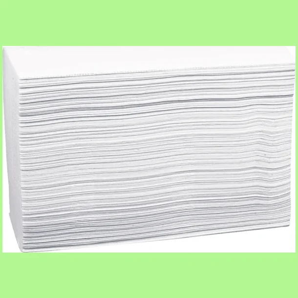 H�ndkl�deark 2-lags Z-fold, hvid